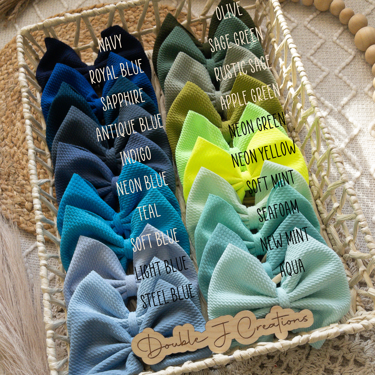 Solid Bows (Bullet Fabric)