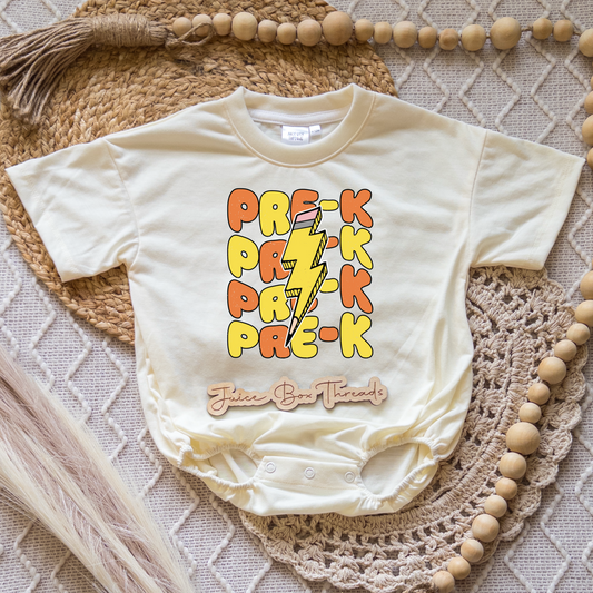 Pre-K Pencil Romper/Tee