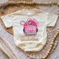 Let's Go Pink Football Romper/Tee