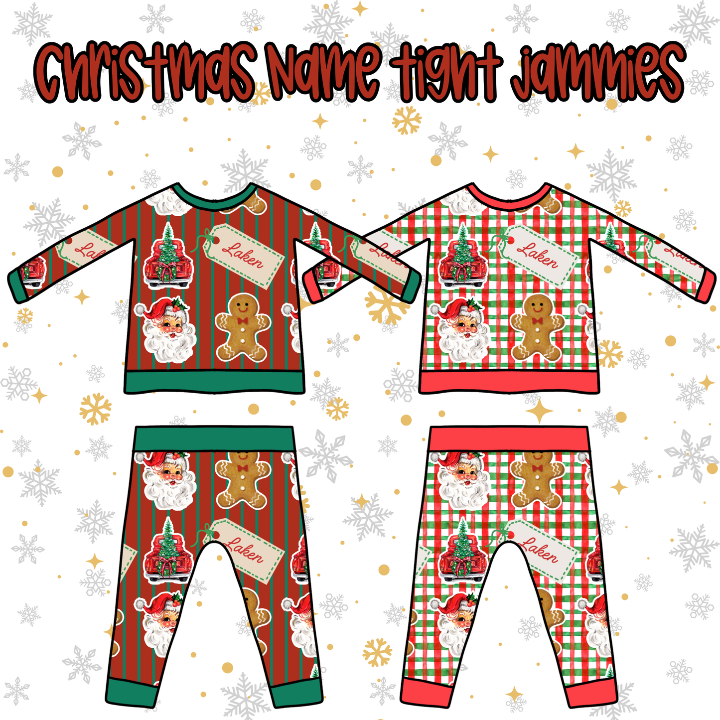Name Tight Jammies (Kid)