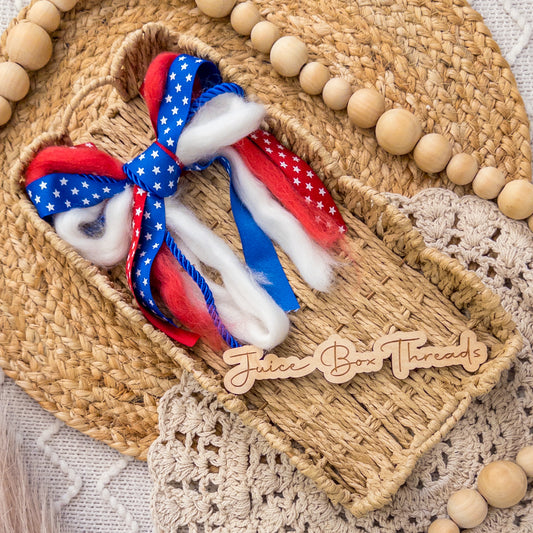 Fourth of July Junk Bow