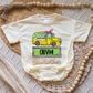 School Bus Name Girl Romper/Tee