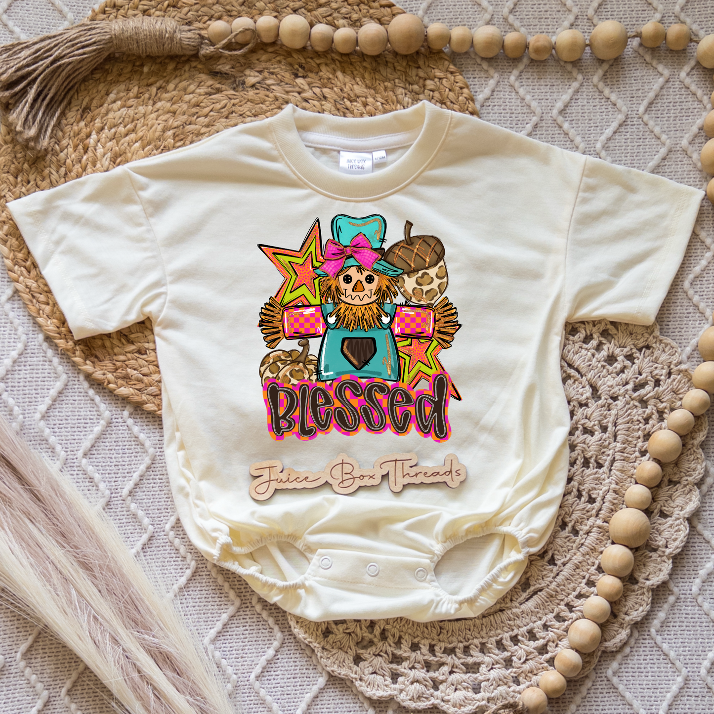 Blessed Scarecrow Romper/Tee