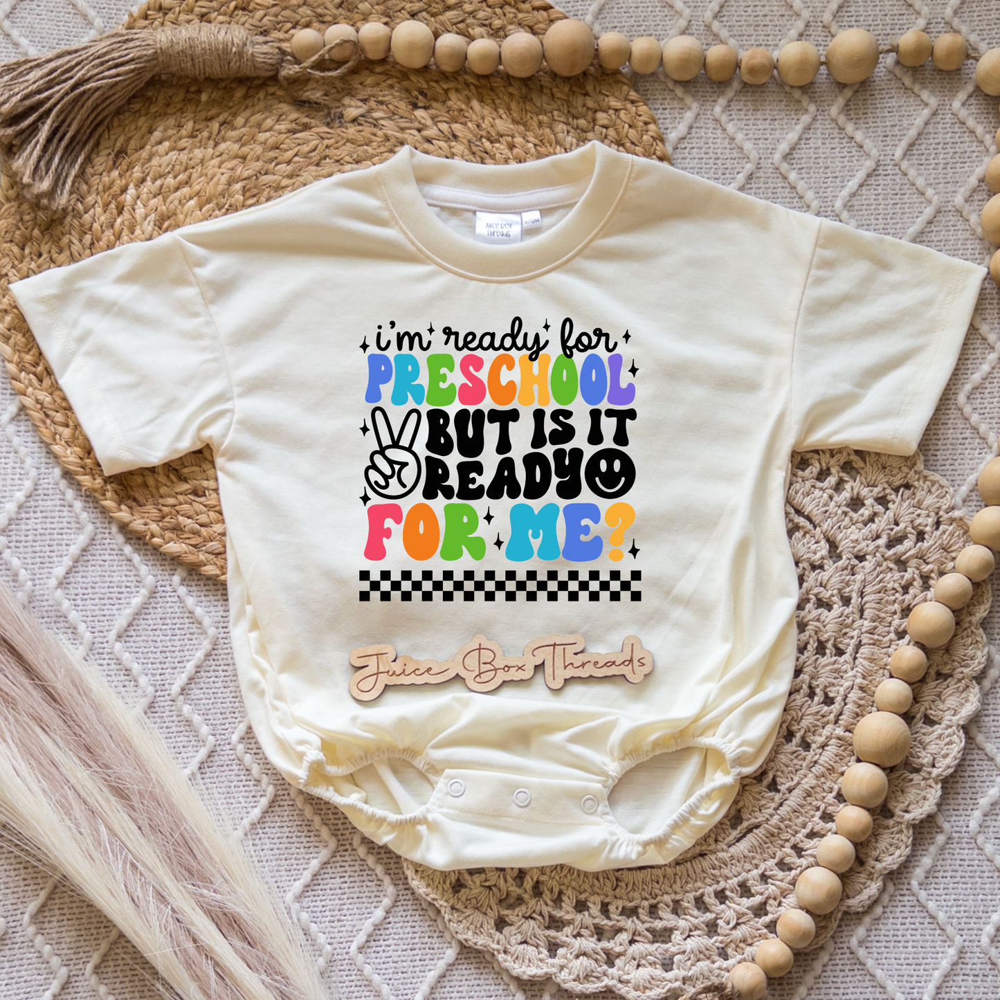 I'm Ready For Preschool But is it Ready for Me Romper/Tee