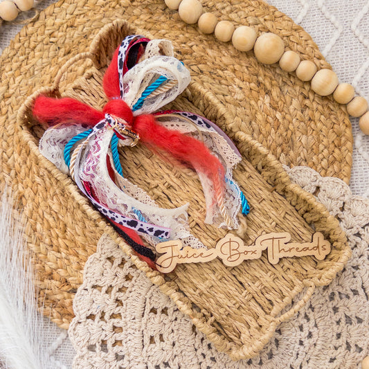 Western with Boot Charm Junk Bow