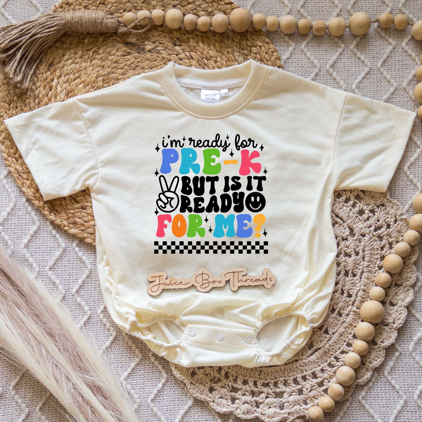 I'm Ready For Pre-K But is it Ready for Me Romper/Tee