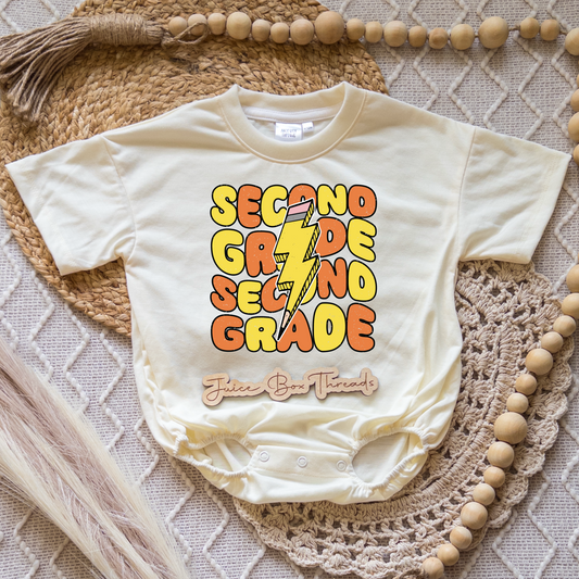 Second Grade Pencil Romper/Tee