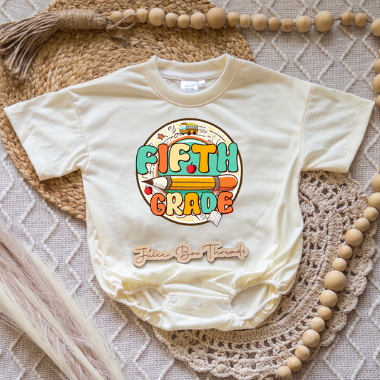 Fifth Grade Romper/Tee