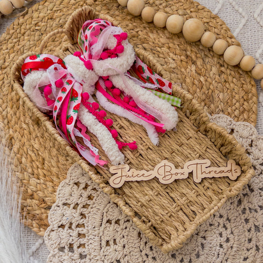 Strawberry Summer Junk Bow