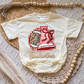 Red Football Girly Romper/Tee