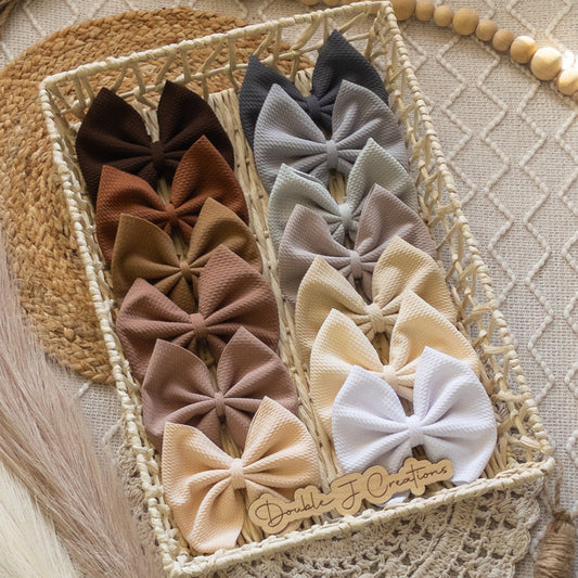 Solid Bows (Bullet Fabric)