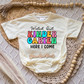 Watch Out Kindergarten Here I Come Romper/Tee