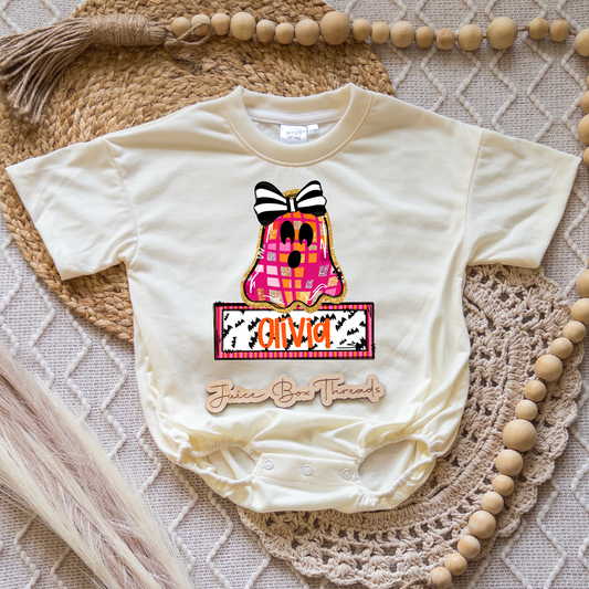 Ghost Name Romper/Tee
