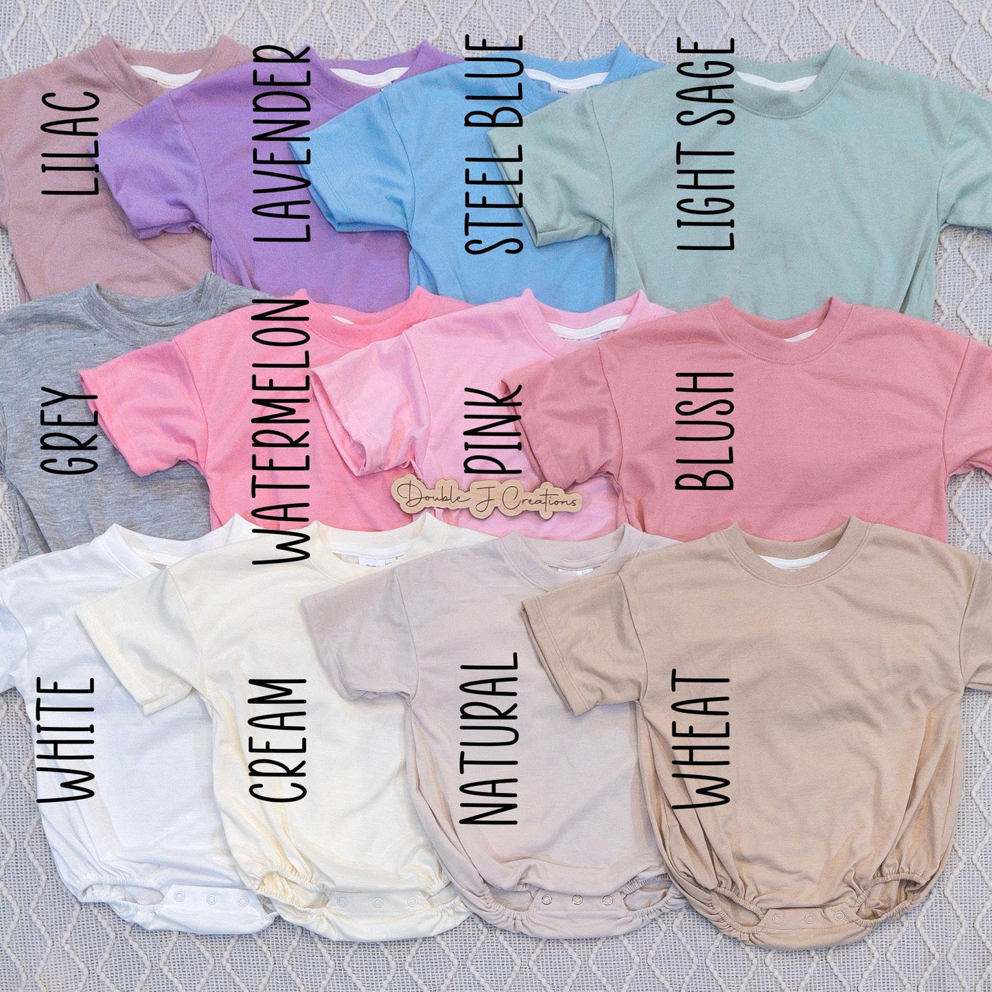 Christmas Collage Bows Romper/Tee