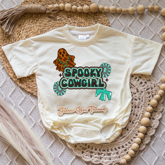 Spooky Cowgirl Romper/Tee