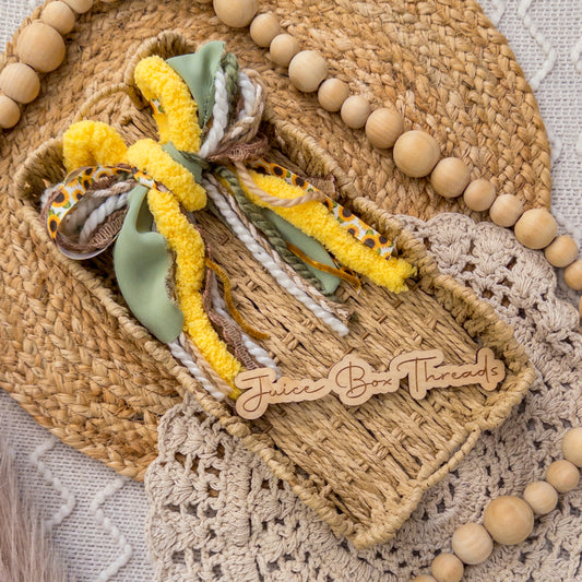 Sunflowers Junk Bow
