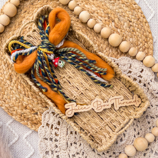 Fall Vibes with Mushroom Charm Junk Bow
