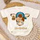 Cow Tag Name Romper/Tee