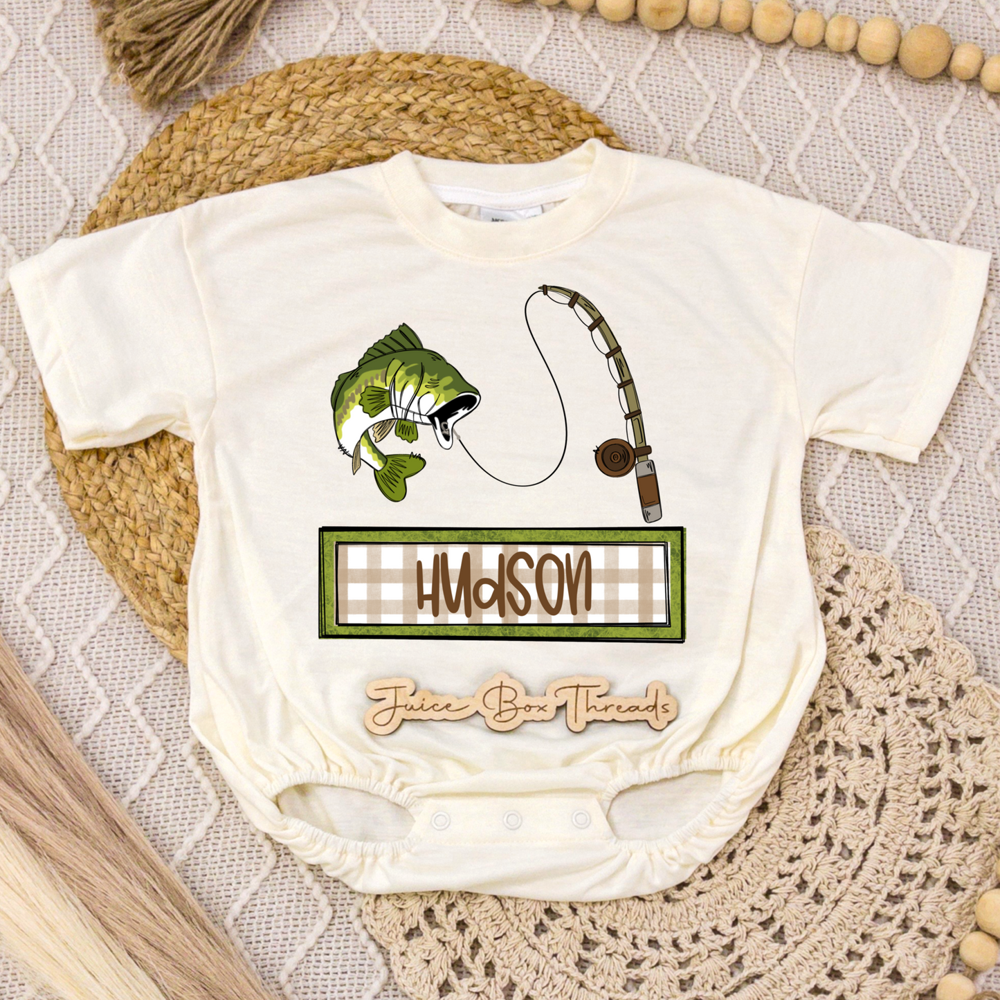 Fishing Name Romper/Tee