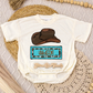 Boy Cowboy Hat Name Romper/Tee