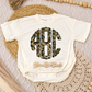 Camo Monogram Romper/Tee