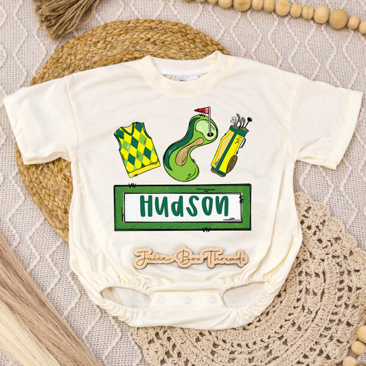 Golf Name Romper/Tee