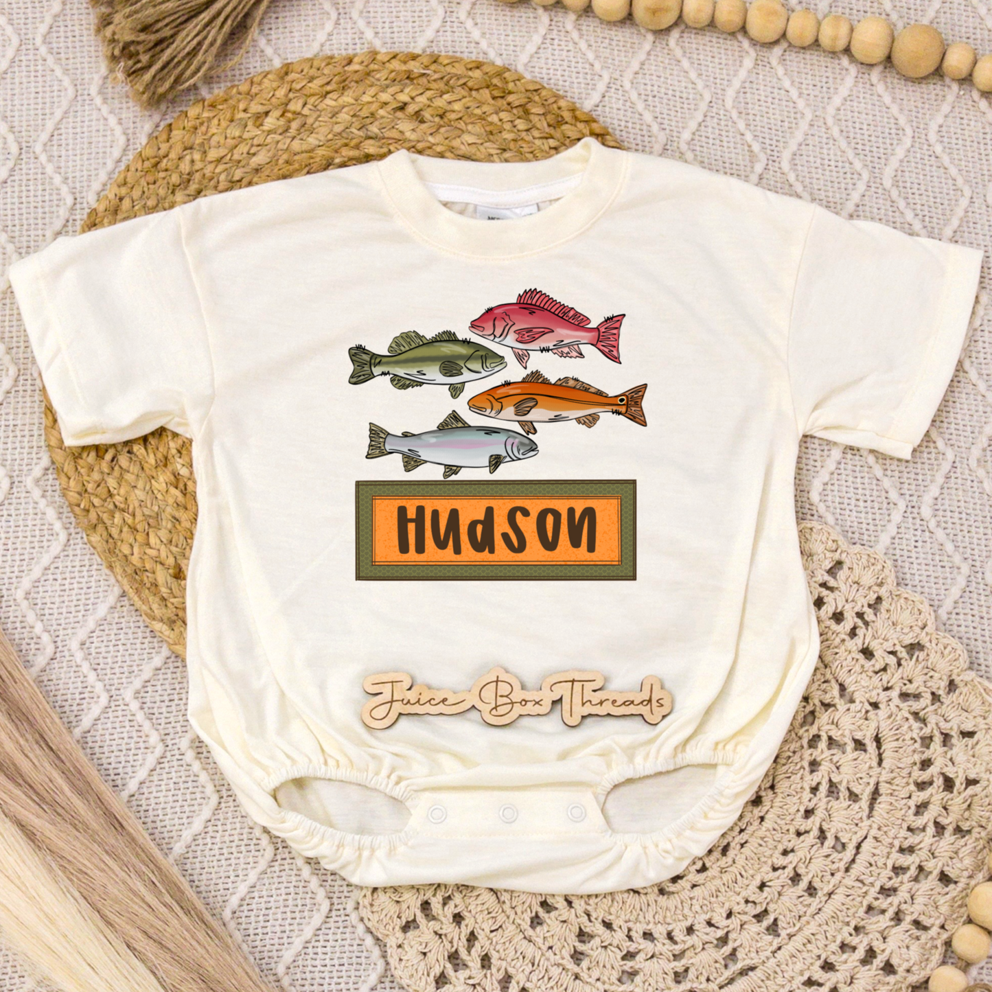 Fishing Name Romper/Tee