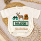 Boy Deer Hunting Name Romper/Tee