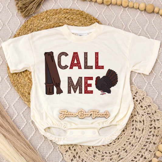 Call Me Turkey Romper/Tee