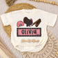 Girl Turkey Hunting Name Romper/Tee