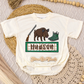 Hog Hunting Name Romper/Tee