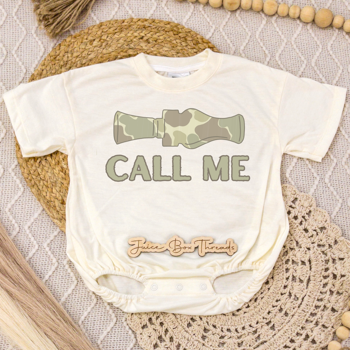 Duck Call Me Romper/Tee