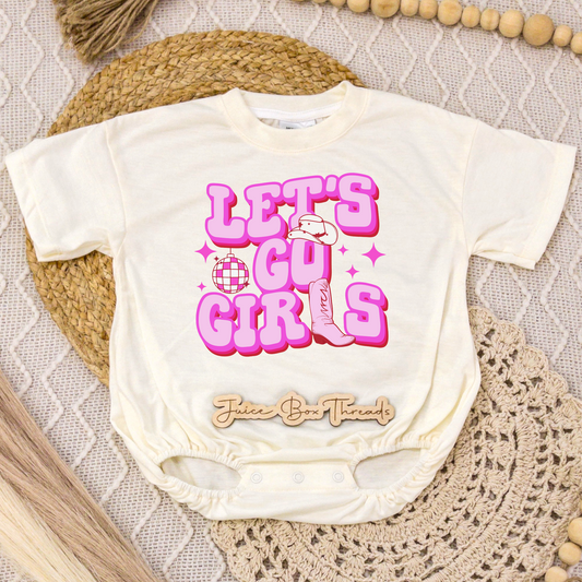 Let's Go Girls Romper/Tee
