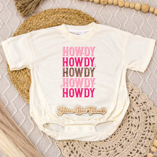 Howdy Romper/Tee