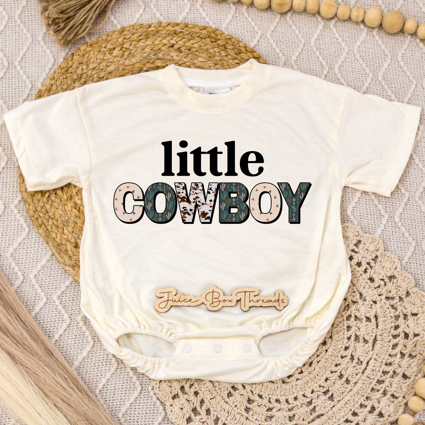 Little Cowboy Romper/Tee