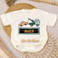 Boy Tow Truck Name Romper/Tee