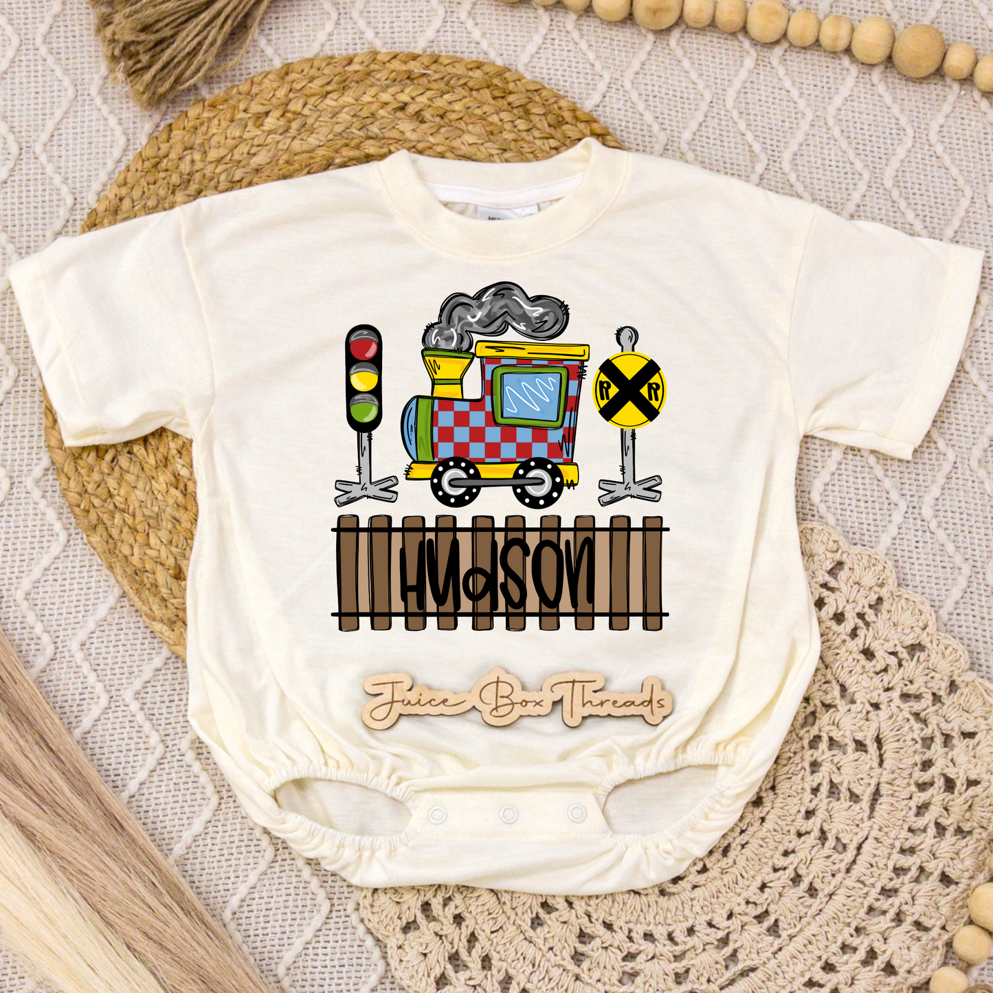 Train Name Romper/Tee