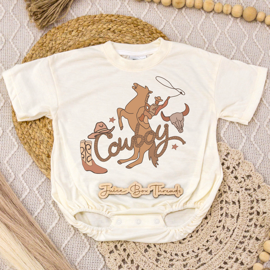 Cowboy Romper/Tee