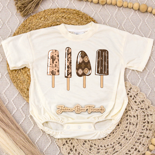 Western Popsicles Romper/Tee
