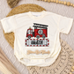Fire Truck Name Romper/Tee