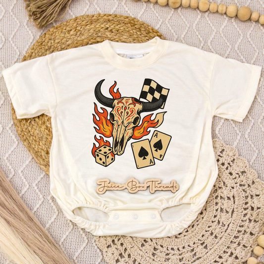 Bull Skull Romper/Tee