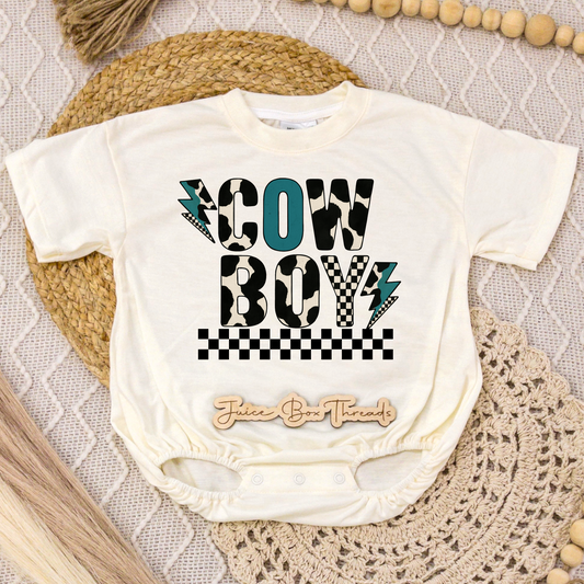 Cowboy Romper/Tee