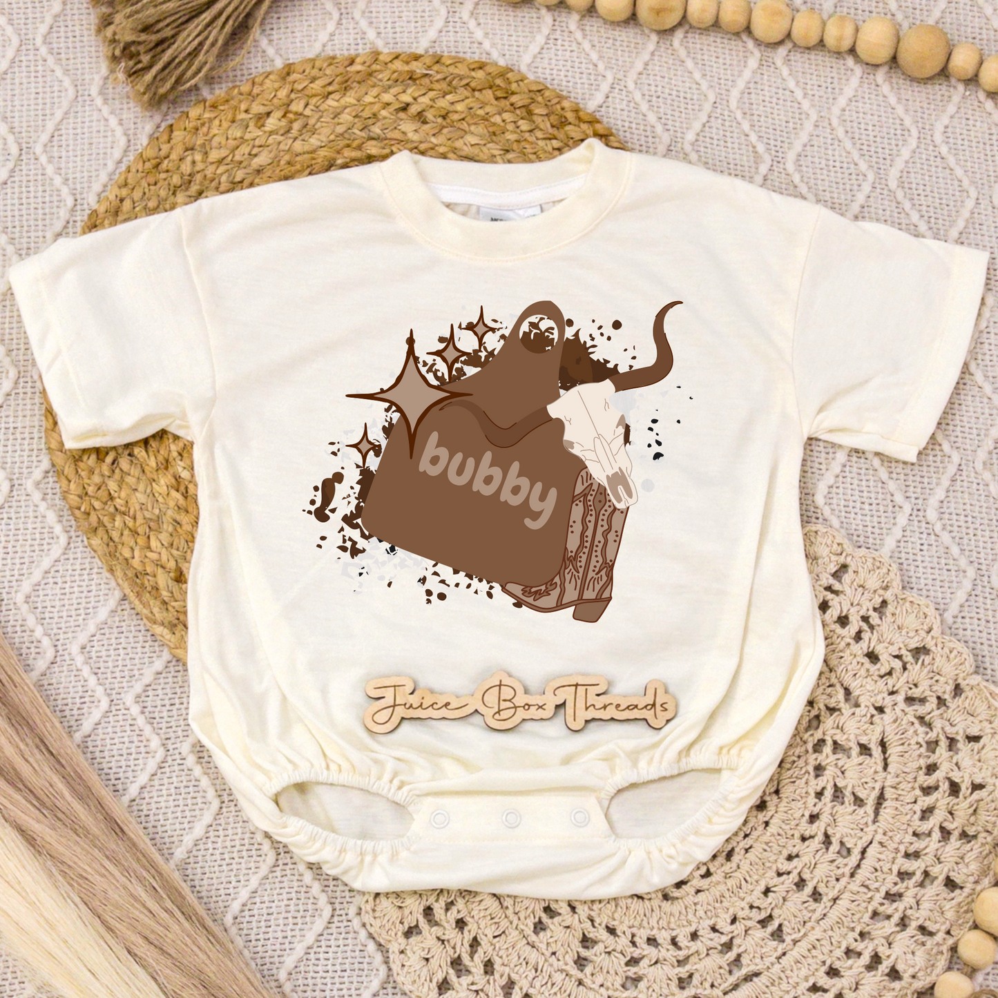 Bubby Western Romper/Tee