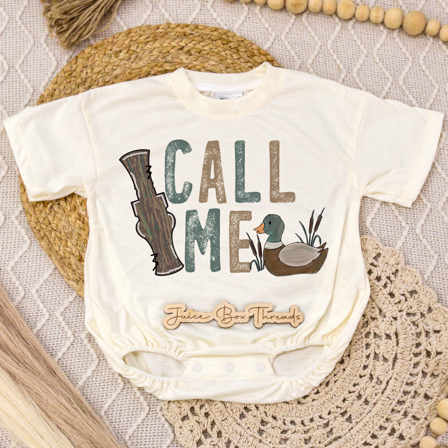 Call Me Duck Romper/Tee