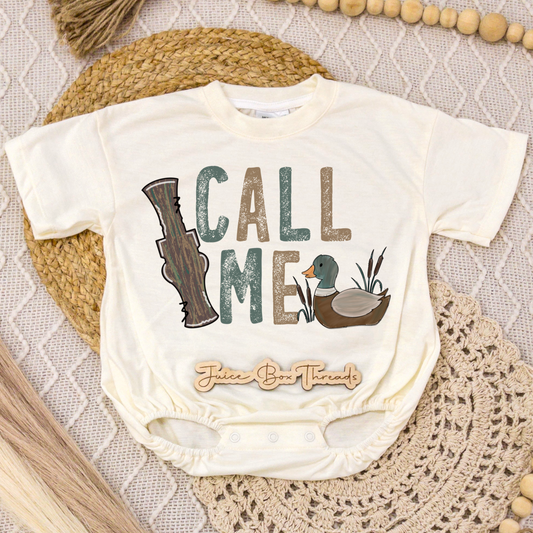 Call Me Duck Romper/Tee