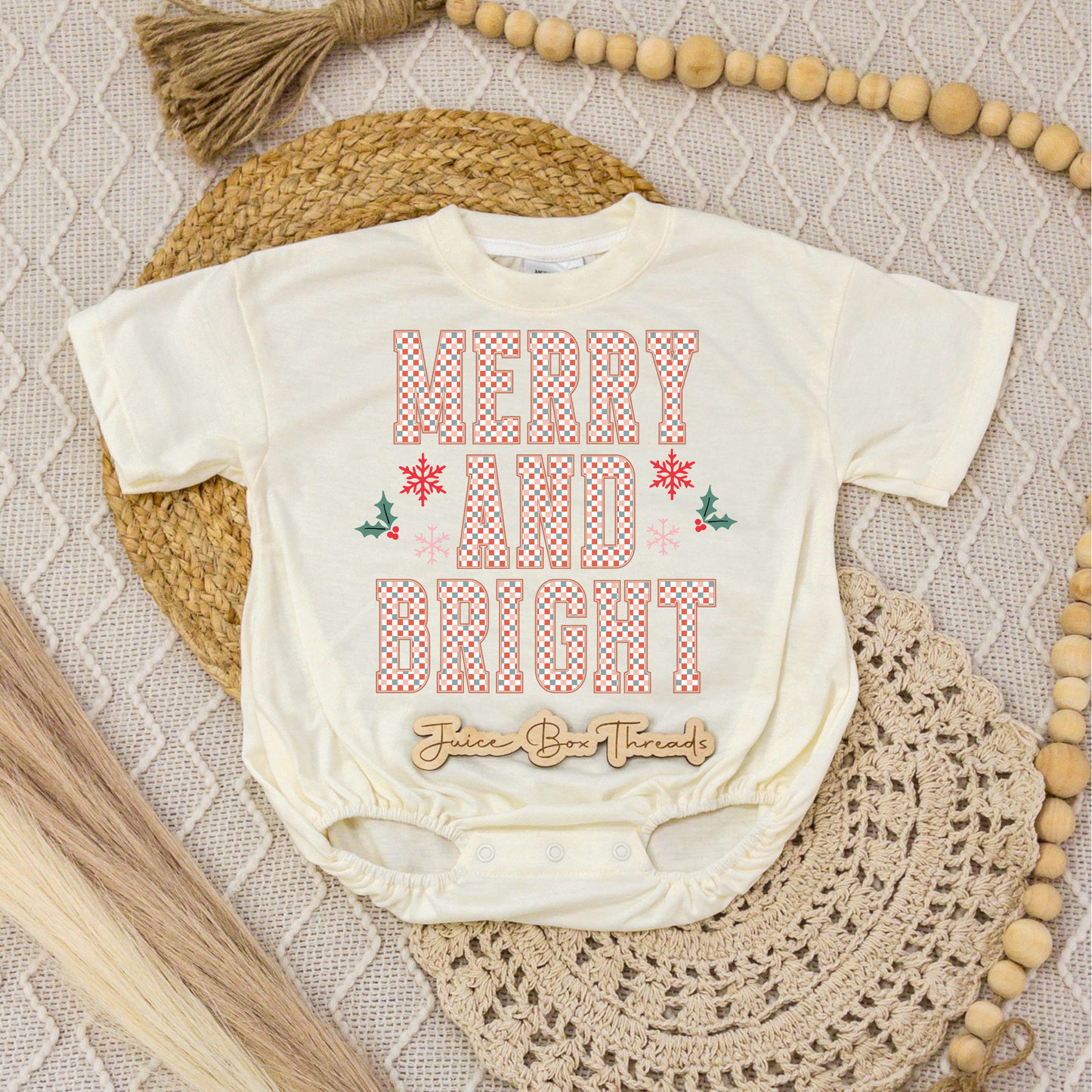 Merry and Bright Romper/Tee