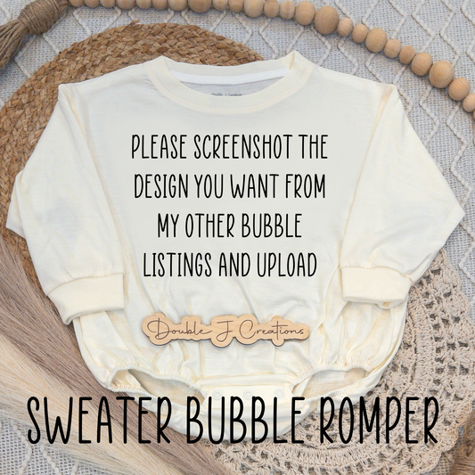 Sweater Bubble Romper