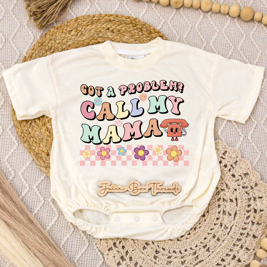 Got a Problem Call My Mama Romper/Tee