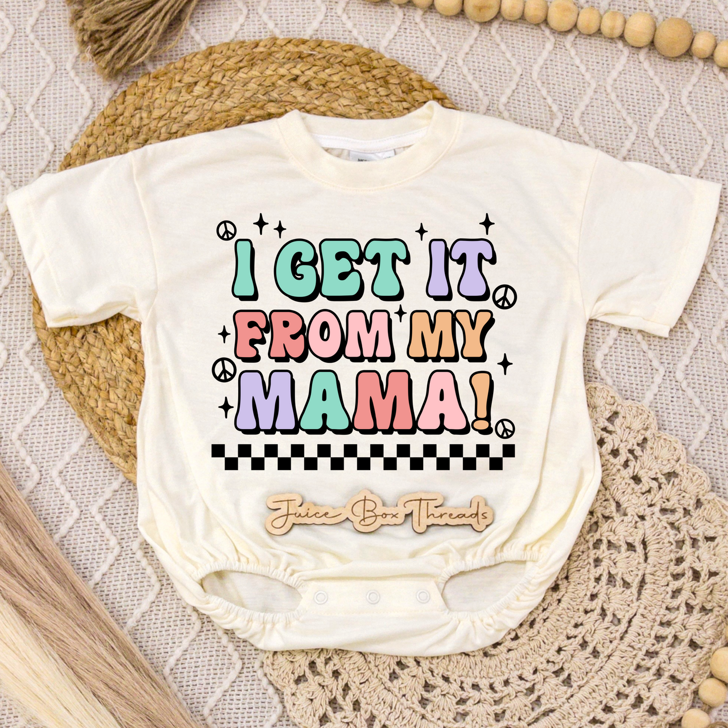 I Get it From My Mama Romper/Tee