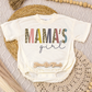 Mama's Girl Half Leopard Romper/Tee